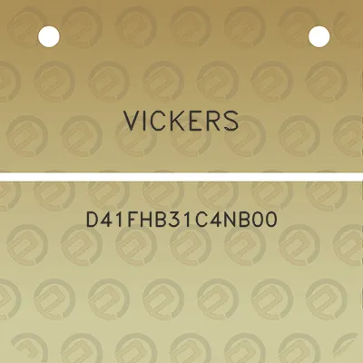 vickers-d41fhb31c4nb00