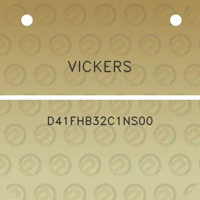 vickers-d41fhb32c1ns00