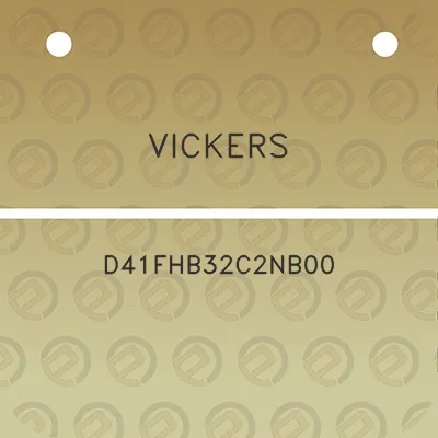 vickers-d41fhb32c2nb00