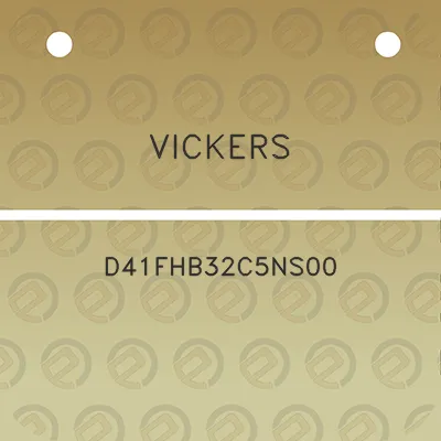 vickers-d41fhb32c5ns00