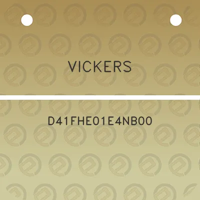 vickers-d41fhe01e4nb00