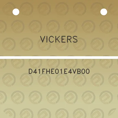 vickers-d41fhe01e4vb00