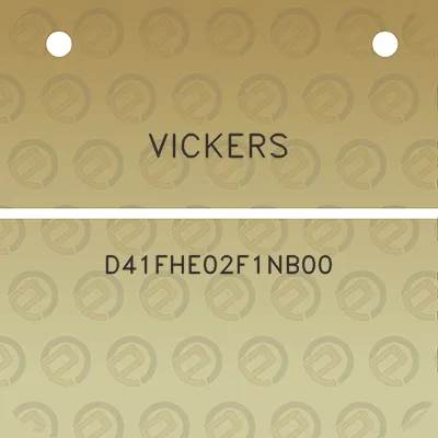 vickers-d41fhe02f1nb00