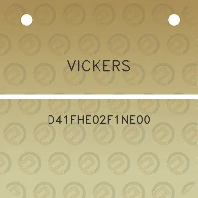 vickers-d41fhe02f1ne00