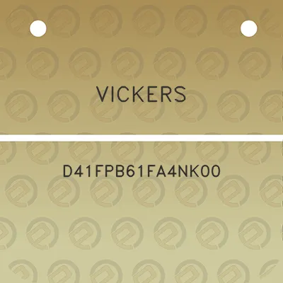 vickers-d41fpb61fa4nk00