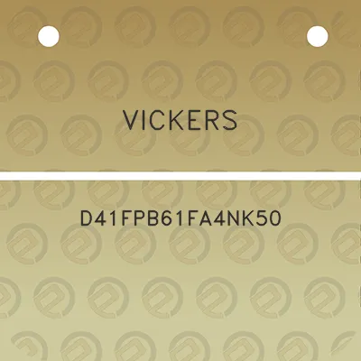 vickers-d41fpb61fa4nk50