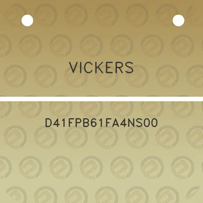 vickers-d41fpb61fa4ns00