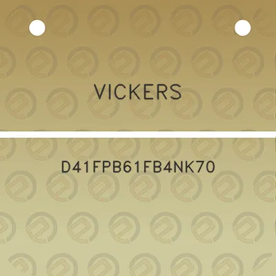 vickers-d41fpb61fb4nk70