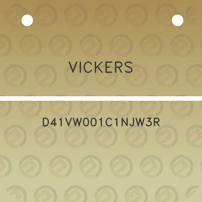 vickers-d41vw001c1njw3r