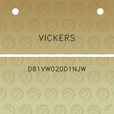 vickers-d81vw020d1njw