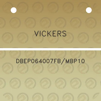 vickers-dbep064007fbmbp10