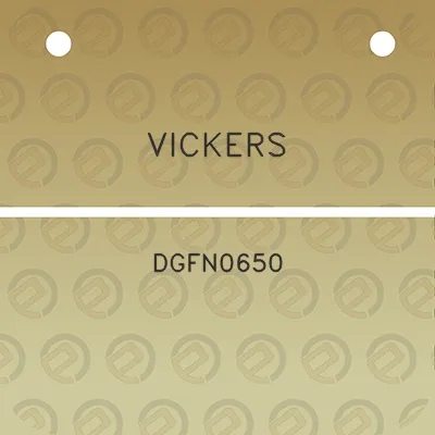 vickers-dgfn0650