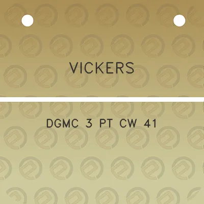 vickers-dgmc-3-pt-cw-41