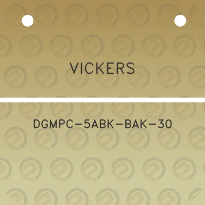 vickers-dgmpc-5abk-bak-30