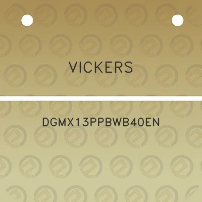 vickers-dgmx13ppbwb40en