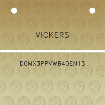 vickers-dgmx3ppvwb40en13