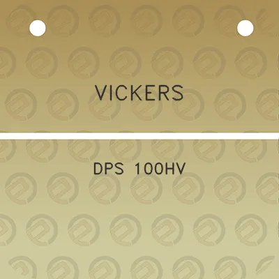 vickers-dps-100hv