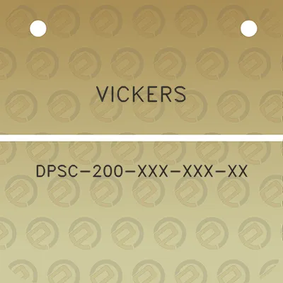 vickers-dpsc-200-xxx-xxx-xx