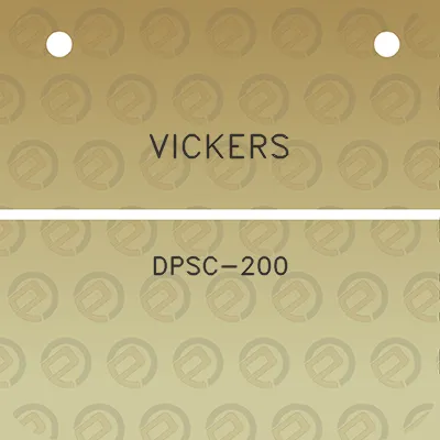 vickers-dpsc-200