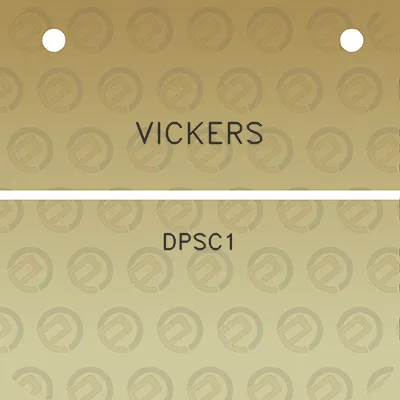 vickers-dpsc1