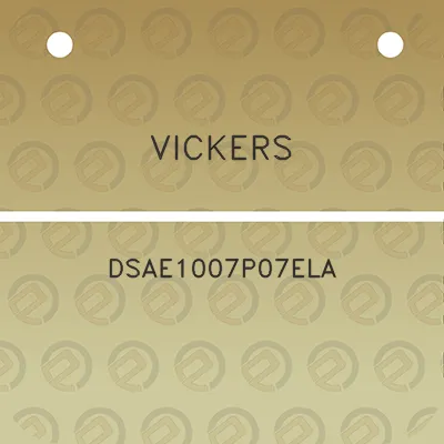 vickers-dsae1007p07ela