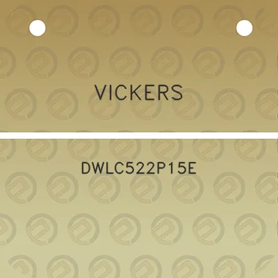 vickers-dwlc522p15e