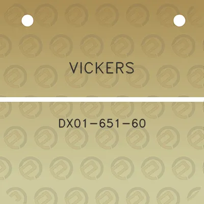 vickers-dx01-651-60