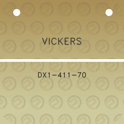 vickers-dx1-411-70