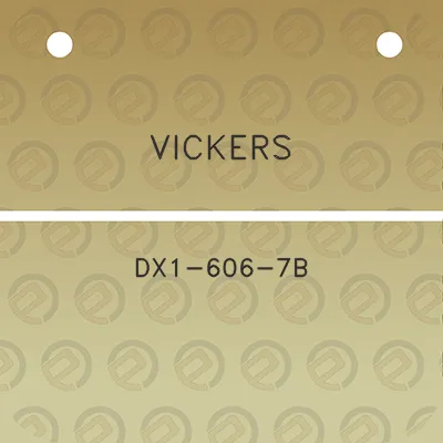 vickers-dx1-606-7b