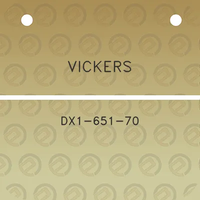 vickers-dx1-651-70