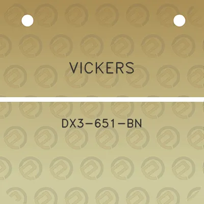 vickers-dx3-651-bn