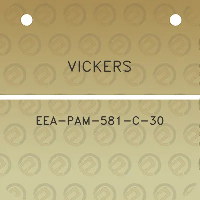 vickers-eea-pam-581-c-30