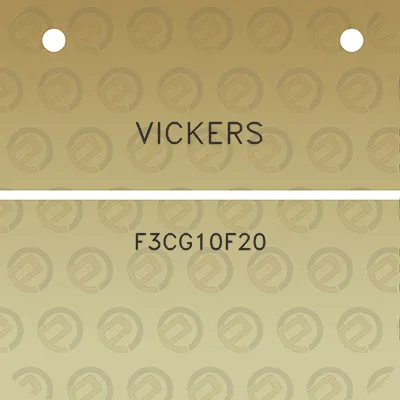 vickers-f3cg10f20