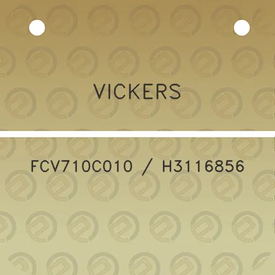 vickers-fcv710c010-h3116856