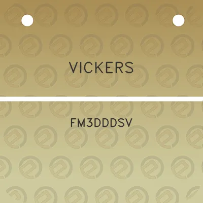 vickers-fm3dddsv