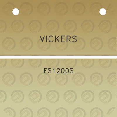 vickers-fs1200s