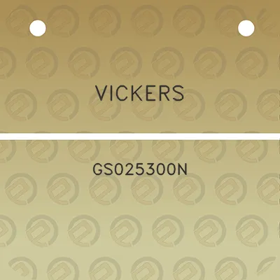 vickers-gs025300n