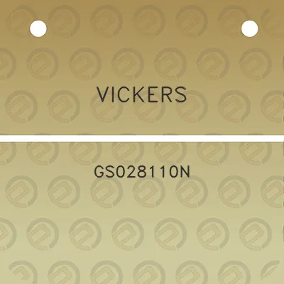 vickers-gs028110n