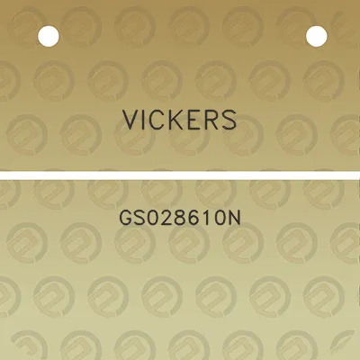 vickers-gs028610n