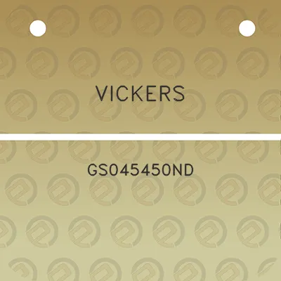 vickers-gs045450nd