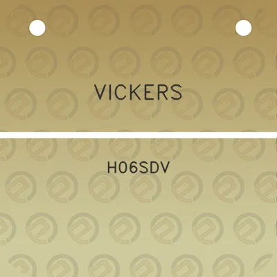 vickers-h06sdv