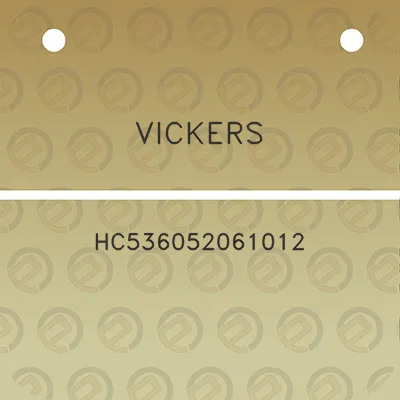 vickers-hc536052061012