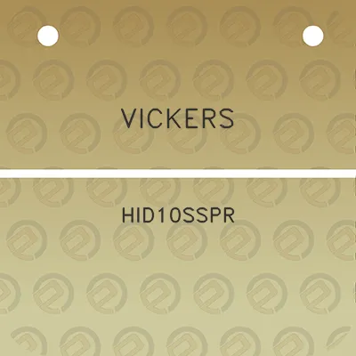 vickers-hid10sspr