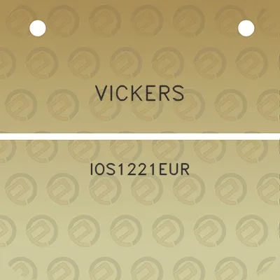 vickers-ios1221eur