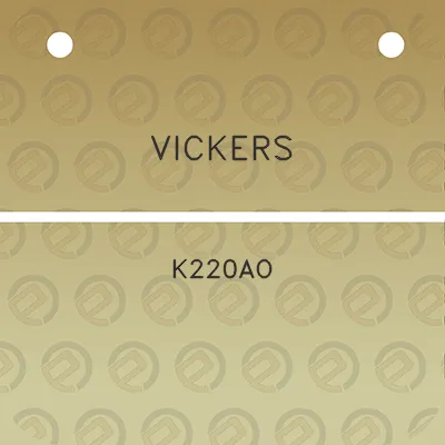 vickers-k220ao