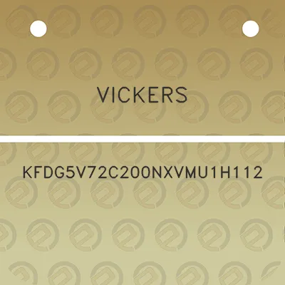 vickers-kfdg5v72c200nxvmu1h112