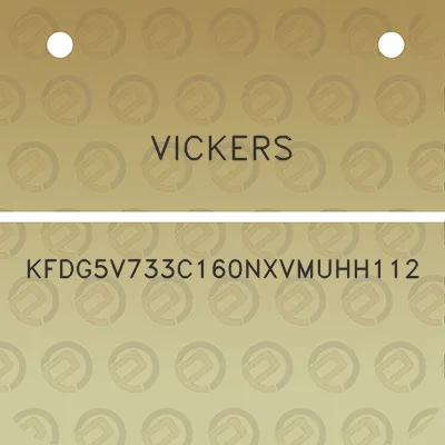 vickers-kfdg5v733c160nxvmuhh112