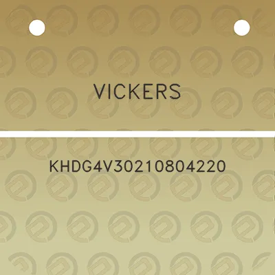 vickers-khdg4v30210804220