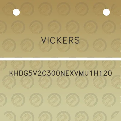 vickers-khdg5v2c300nexvmu1h120