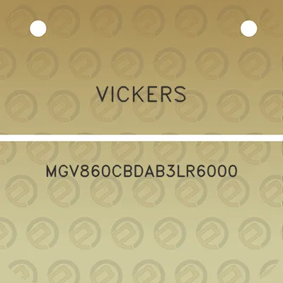 vickers-mgv860cbdab3lr6000